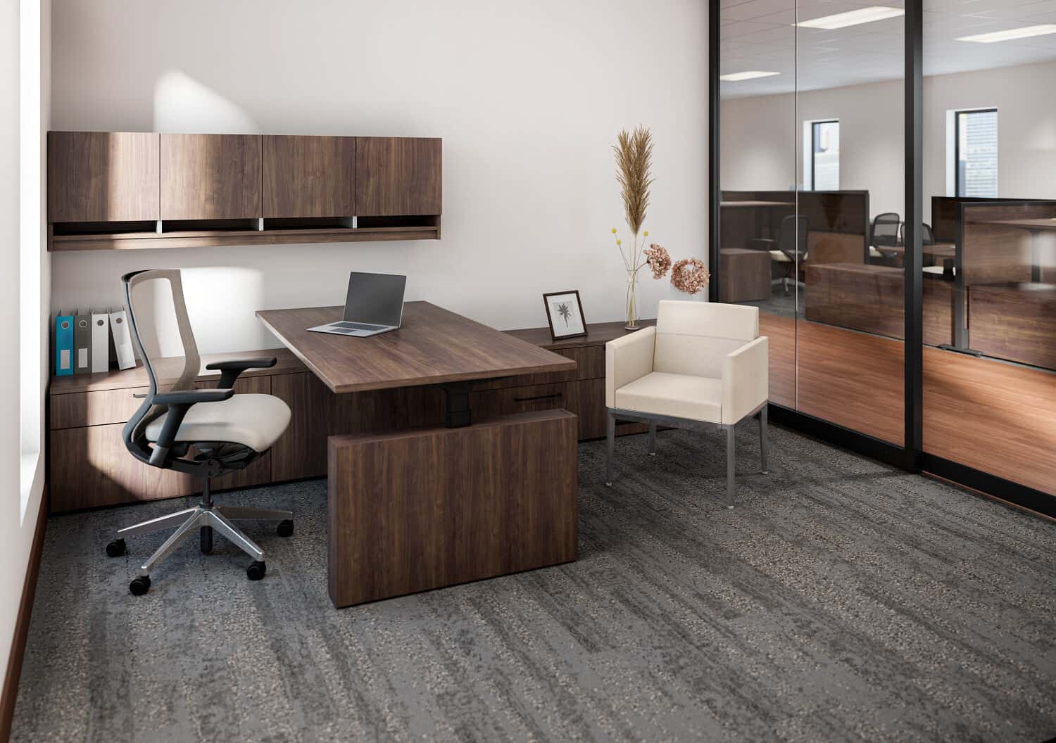 Guest and task seating from a Florida State Term Contract office furniture installation