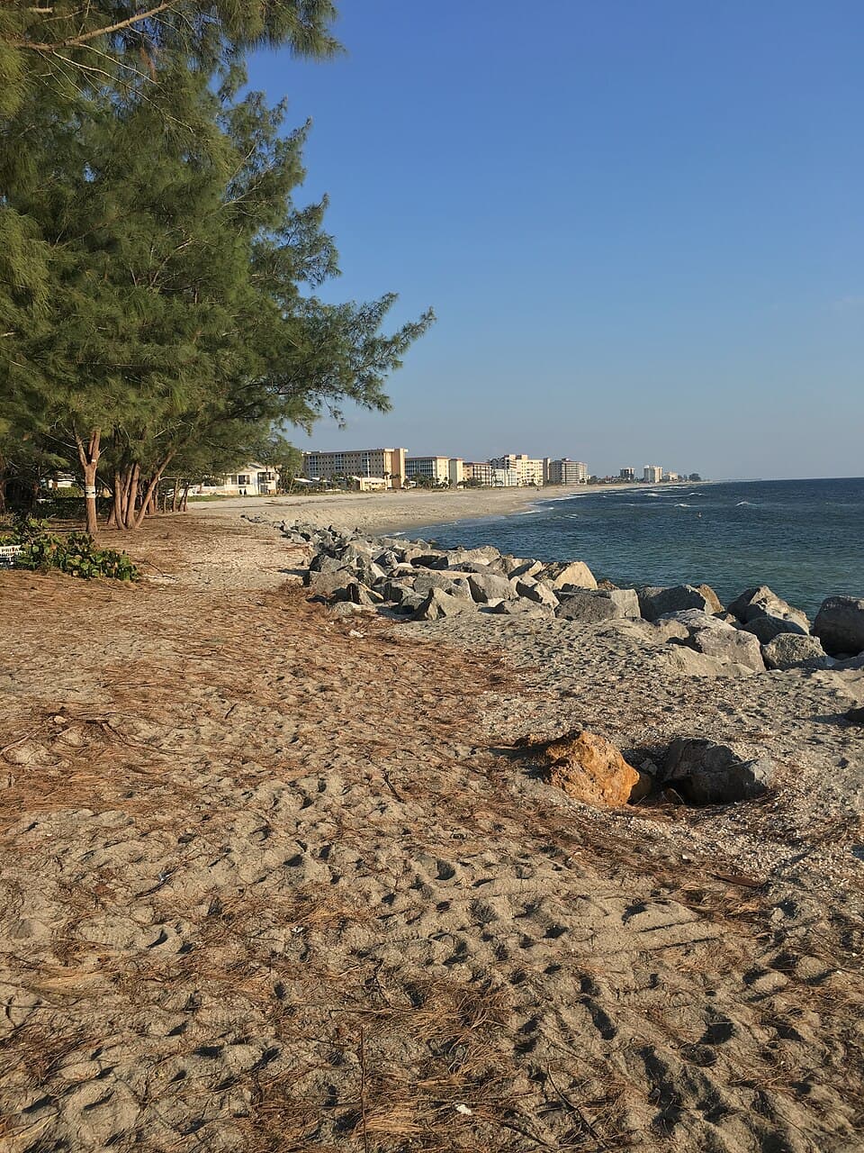Venice, Florida beachfront along the Gulf of Mexico